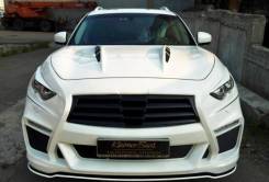 Накладка на фару. Infiniti: FX45, EX35, FX35, EX37, FX37, EX25 Двигатели: VQ25HR, VQ35HR, VQ37VHR