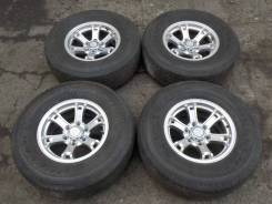Weds Keeler R16 Prado/SURF/Pajero/Bighorn с летней резиной. 7.0x16" 6x139.70 ET5 ЦО 110,0 мм.