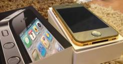 Apple iPhone 4s. Б/у, 64 Гб, Золотой