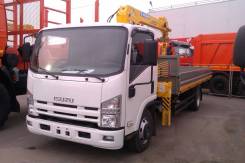 Soosan SCS334. Isuzu NPR75L-M + КМУ Std, борт алюминий 6.2*2.55*0.6м., 5 193 куб. см., 4 630 кг., 4x2