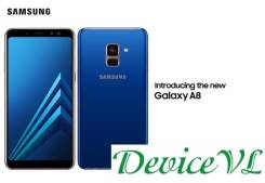 Samsung Galaxy A8 2018. Новый, 32 Гб, Синий, 3G, 4G LTE, Dual-SIM, Защищенный