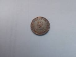 Германия. Третий рейх. 2 рейхспфеннига 1937 года (16-1)