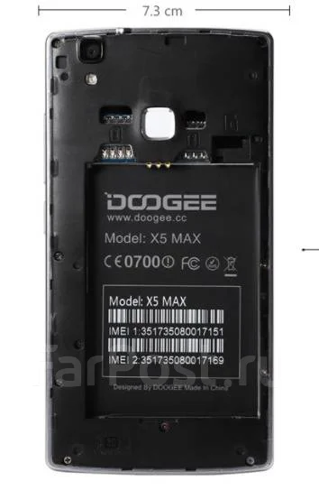 DOOGEE X5 Max. �����, ������, 3G, Dual-SIM, ���������� ����