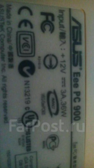 Asus Eee PC 900. WiFi: 1, Bluetooth: 1 ����
