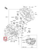 Сальник вала ведущей звезды Kawasaki KLX250/300, KL250/650 92049-1577