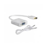 Кабель К 085 HDMI-VGA-AUX белый
