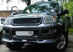 Накладка на бампер. Toyota Land Cruiser Prado, GRJ120, GRJ120W, KDJ120, KDJ120W, KZJ120, LJ120, RZJ120, RZJ120W, TRJ120, TRJ120W, VZJ120, VZJ120W