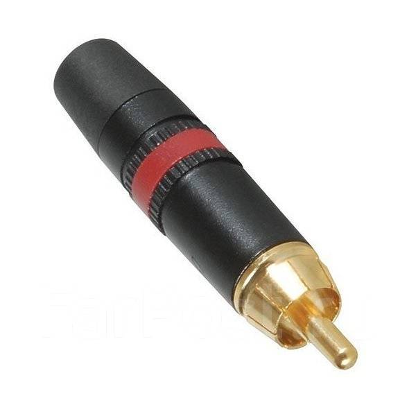 Rean NYS373-2 RCA кабельный разъем "тюльпан" красная маркировка, новый ...