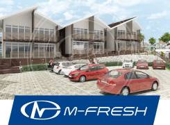 M-fresh Ocean (Проект каркасного дома отдыха у моря, реки. Витражи! ). 100-200 кв. м., 2 этажа, 8 комнат, каркас