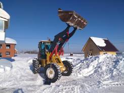 Уборка снега фронтальным погрузчиком 1.8м3/3000кг