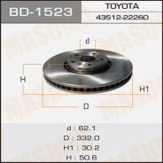 Диск тормозной MASUMA front LEXUS GS460/430/350 RH BD-1523