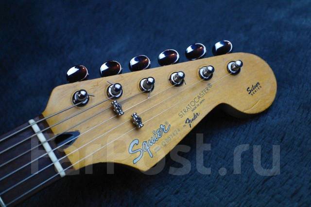 Squier by Fender Stratocaster Silver Series Made in Japan, Fuji-gen Plant 1...
