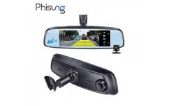 Штатное зеркало-видеорегистратор Phisung на Android, 4G, WiFi, GPS
