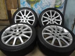 Продам Стильные Редкие под Чёр Хром колёса Toyota Crown+Лето 215/45R17. 7.0/7.5x17 5x114.30 ET50/55