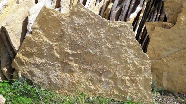 Облицовочный камень, Плитняк, Златолит, Хакаский плитняк. Укладка, в ...