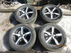 Комплект дисков и резины Kumho Sense 215/60_r16. 5x114.30 ET38 ЦО 73,0 мм.