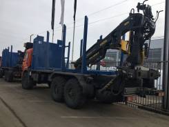 Велмаш VM10L74. КМУ Сортиментовоз Камаз 43118-3027-46 (без спалки) + КМУ VM10L74, 1 000 куб. см., 1 000 кг., 6x6