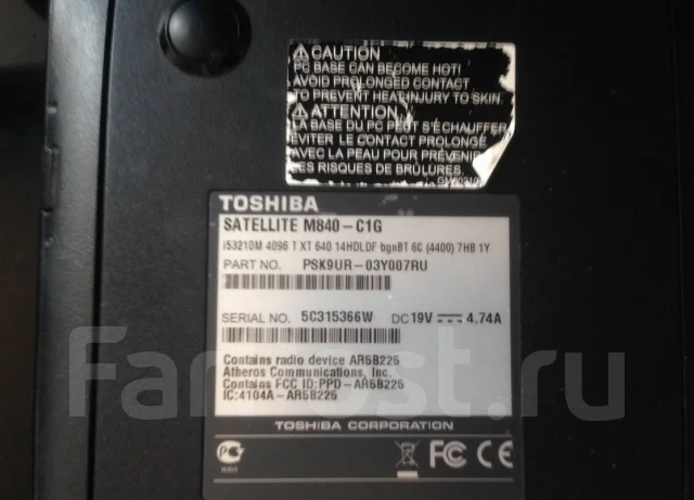 Toshiba Satellite M840-C1G ����