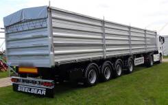 Steelbear. Полуприцеп зерновоз 4х-осный 60м3, вес 8тонн , 36 000 кг.