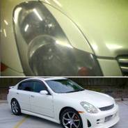 Накладка на фару. Nissan Skyline GT-R, BNR34 Nissan Skyline, BNR34, CPV35, ENR34, ER34, HR34, HV35, PV35, V35 Двигатели: RB26DETT, RB20DE, RB20DET, RB...