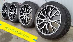 245-40-19, разноширы Rays Homura 2х10 RCF, в наличии. 8.5/9.5x19" 5x114.30 ET35/35 ЦО 73,1 мм.