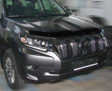 Дефлектор капота. Toyota Land Cruiser Prado, GDJ150, GDJ150L, GDJ150W, GDJ151W, GRJ150, GRJ150L, GRJ150W, GRJ151W, KDJ150, KDJ150L, LJ150, TRJ150, TRJ...