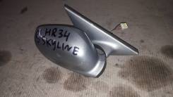 Зеркало. Nissan Skyline GT-R, BNR34 Nissan Skyline, BNR34, ENR34, ER34, HR34 Двигатели: RB26DETT, RB20DE, RB25DE, RB25DET, RB26DETTHI, 4WD