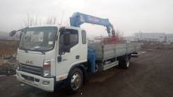JAC N120. Новый грузовик самогруз КМУ Tadano ZFX365 12метров, борт 7500, 3 800 куб. см., 6 500 кг., 10 м.