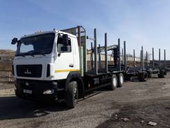 МАЗ 6312. Продам сортиментовоз с манипулятором и прицепом В9, 11 200 куб. см., 35 000 кг.