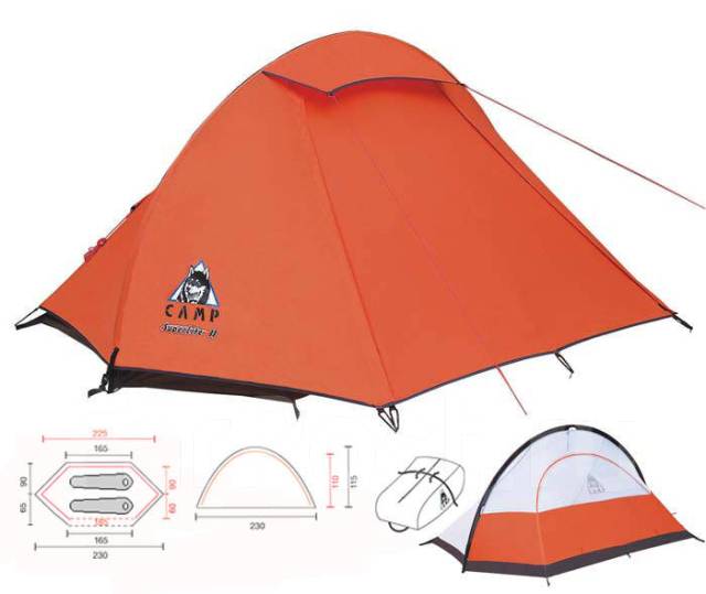 Легкая двухместная палатка Superlite 2 CAMP - Палатки и тенты во Владивосто...