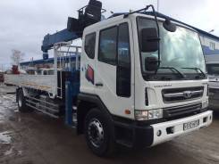 Daewoo Novus. Бортовой с манипулятором 2013год 10тонн, 7 000 куб. см., 10 000 кг.
