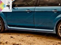 Порог пластиковый. Ford Focus, DAW, DBW, DFW, DNW Двигатели: BHDA, BHDB, C9DA, C9DB, C9DC, EDDB, EDDC, EDDD, EDDF, EYDB, EYDC, EYDD, EYDE, EYDF, EYDG...