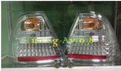 Фонари задние хром диодные тюнинг Toyota Corolla 120 2000-2003. Toyota Corolla, ZRE120