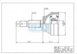 Шрус подвески. Nissan: 180SX, Skyline, Laurel, Silvia, Cefiro, Stagea Двигатели: SR20DET, RB20DET, RB20DT, RB25DE, RB25DET, RB26DETT, RB26DTT, RB25D...