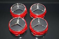 Центральные заглушки дисков AMG в Хабаровске. Диаметр 7.5"", 1 шт