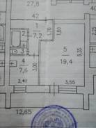 1-комнатная, улица Казачья 12. Центр, частное лицо, 37 кв. м.
