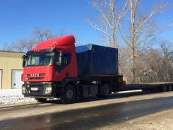 Iveco Stralis. Сцепка Ивеко 2010г + трал низкорамный, 10 000 куб. см., 25 000 кг.
