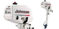 Johnson. 3,50 л.с., 2-тактный, бензиновый, нога S (381 мм), 2004 год год
