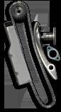 Цепь ГРМ. Mitsubishi: 1/2T Truck, L200, Pajero, Delica, Nativa, Montero Sport, Montero, Challenger, Pajero Sport Двигатели: 4M40, 4M41