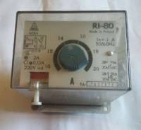 Реле тока RI-80 0-20 220V