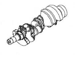 Коленвал. Infiniti QX56, Z62 Infiniti QX80, Z62 Nissan Patrol, Y62 Nissan Pathfinder, R51, R51M Nissan Armada, TA60 Nissan Titan, A60, A61 Двигатели...