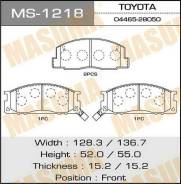 Колодки дисковые MASUMA аналог MS-1327 (1/12) MS-1218