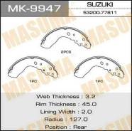 Колодки барабанные MASUMA R-5534 (1/10) MK-9947
