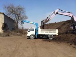 Услуги самосвала 3 тонны с крановой установкой 2.5 тонны