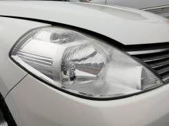 Фара. Nissan Tiida Latio, SC11, SJC11, SNC11 Nissan Latio, SC11 Nissan Tiida, C11, C11X, JC11, NC11 Двигатели: HR15DE, MR18DE, HR16DE