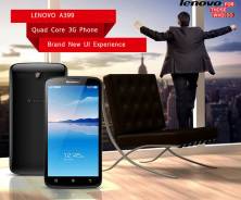 Lenovo A399. Б/у, до 8 Гб, Черный, 3G, Dual-SIM