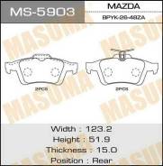 Колодки дисковые MASUMA PREMACY/CREW.CR3W rear (1/12) MS-5903