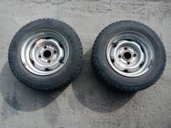 Пара новых грузовых колёс на грузовик Dunlop SP LT01 225/50/12.5. 8.0x12.5" 4x100.00