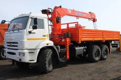Kanglim KS1256G-II. Кран манипулятор Kanglim 1256 Камаз 43118, 11 760 куб. см., 7 000 кг., 6x6