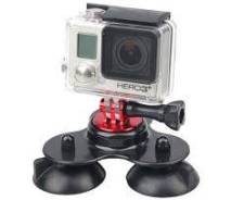 Присоска с тройным креплением для камер GoPro! Новая! Гарантия! iStore во Владивостоке Крепления. Под заказ